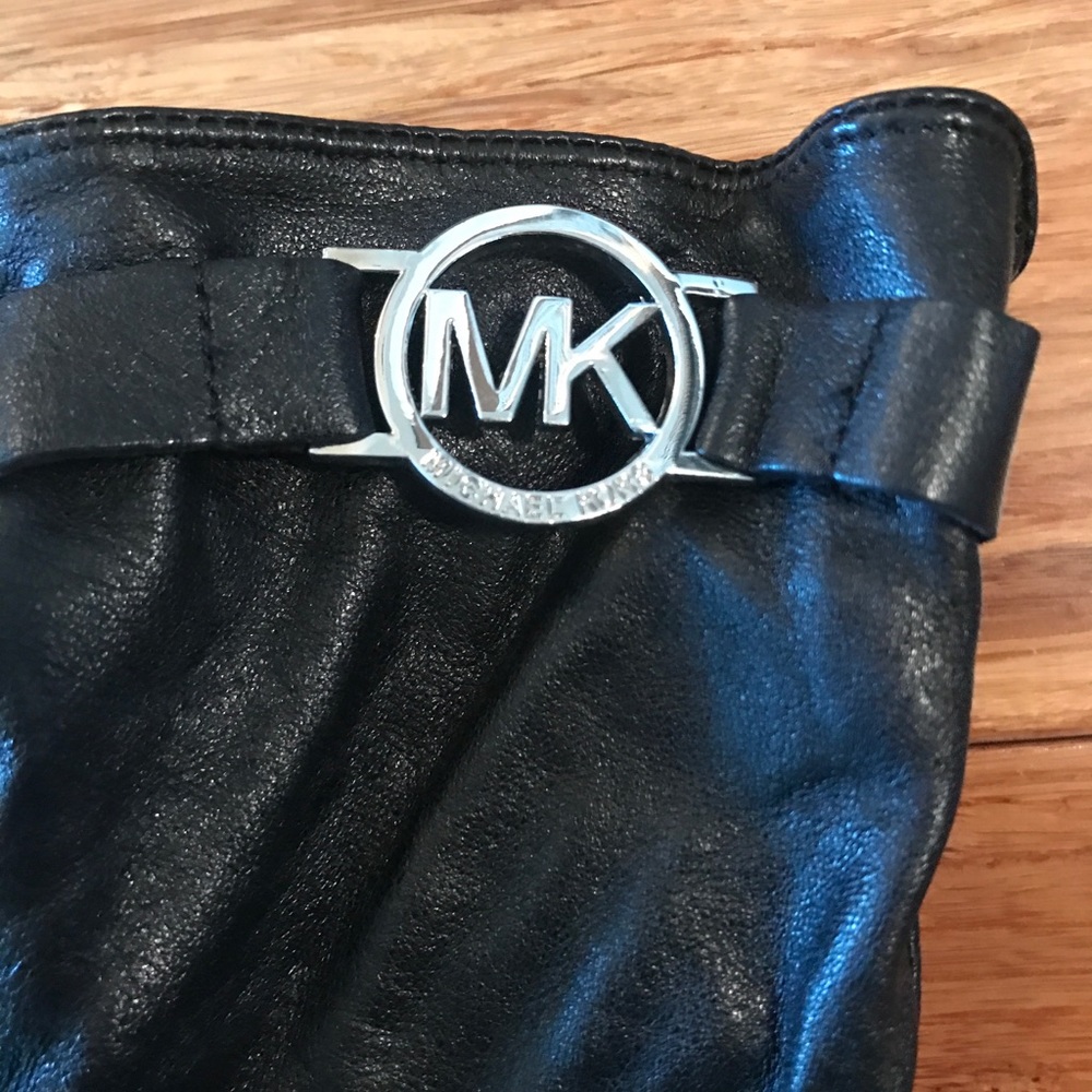 Michael Kors leather gloves